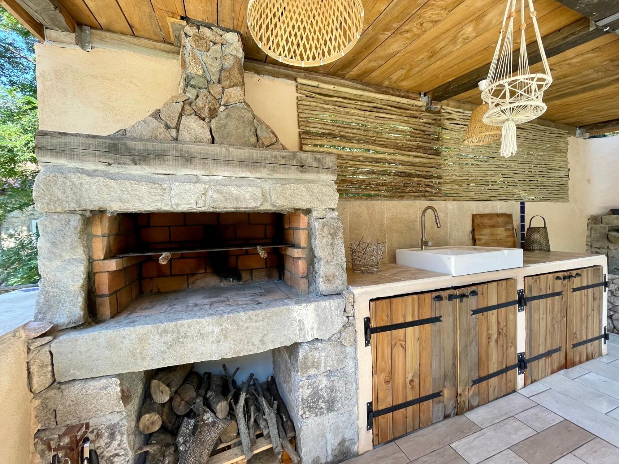 Casa Arena Authentique Maison De Village Avec Piscine Au Coeur De L'Alta Rocca - Zoza Экстерьер фото