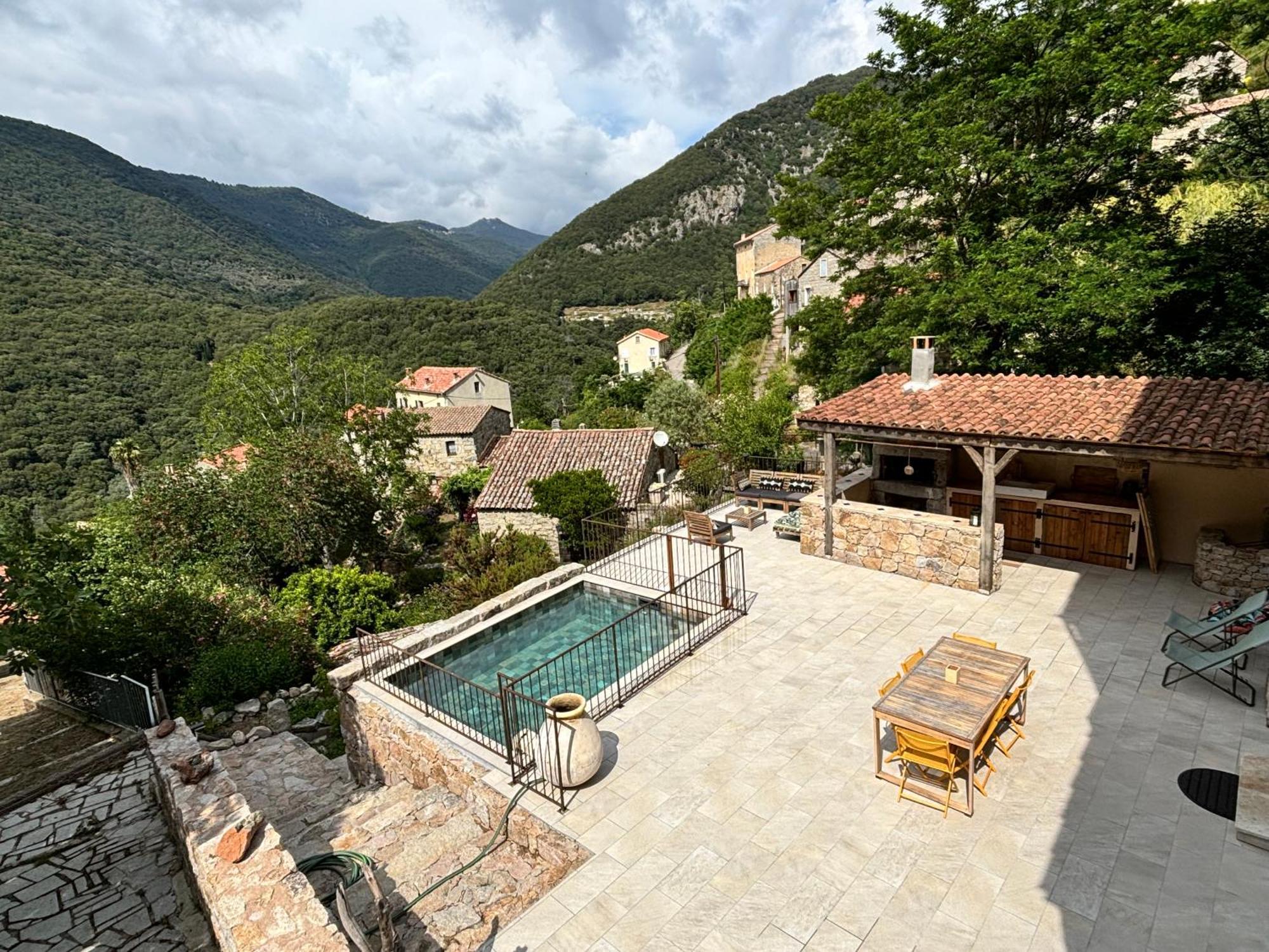 Casa Arena Authentique Maison De Village Avec Piscine Au Coeur De L'Alta Rocca - Zoza Экстерьер фото
