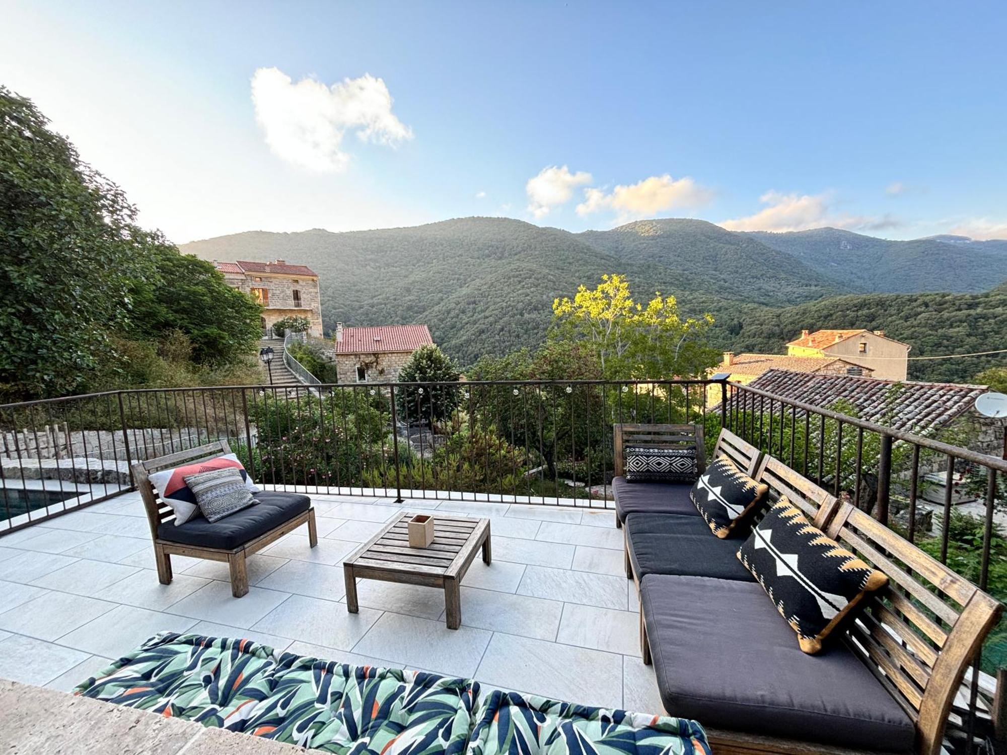Casa Arena Authentique Maison De Village Avec Piscine Au Coeur De L'Alta Rocca - Zoza Экстерьер фото